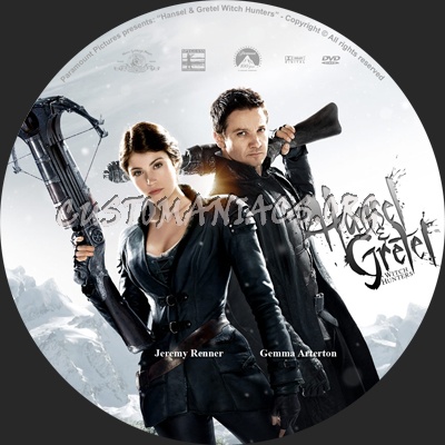 Hansel & Gretel Witch Hunters dvd label