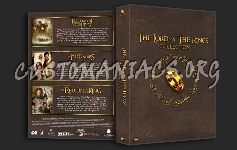 The Lord of the Rings Spacesaver dvd cover