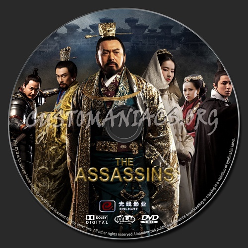 The Assassins dvd label