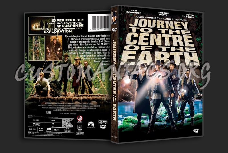 Journey to the Centre of the Earth dvd cover