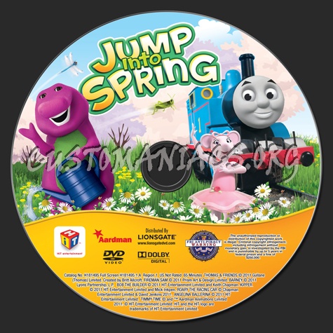 Jump Into Spring Dvd Label Dvd Covers Labels By Customaniacs Id Free Download Highres Dvd Label