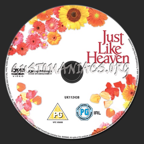 Just Like Heaven dvd label