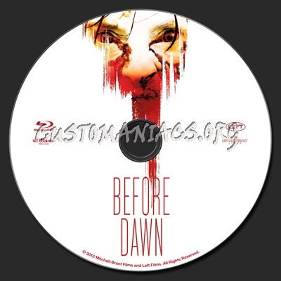 Before Dawn blu-ray label