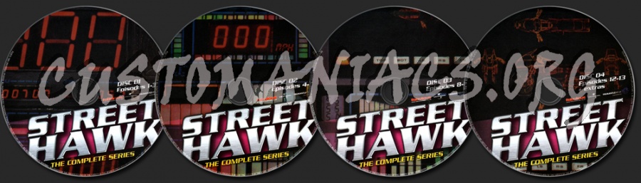 Street Hawk dvd label