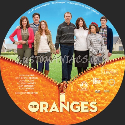 The Oranges dvd label