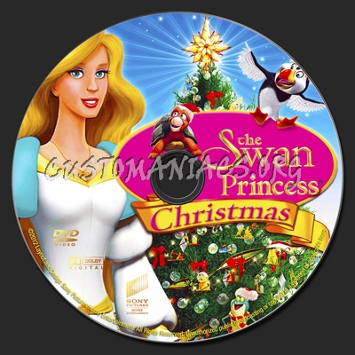 The Swan Princess Christmas dvd label