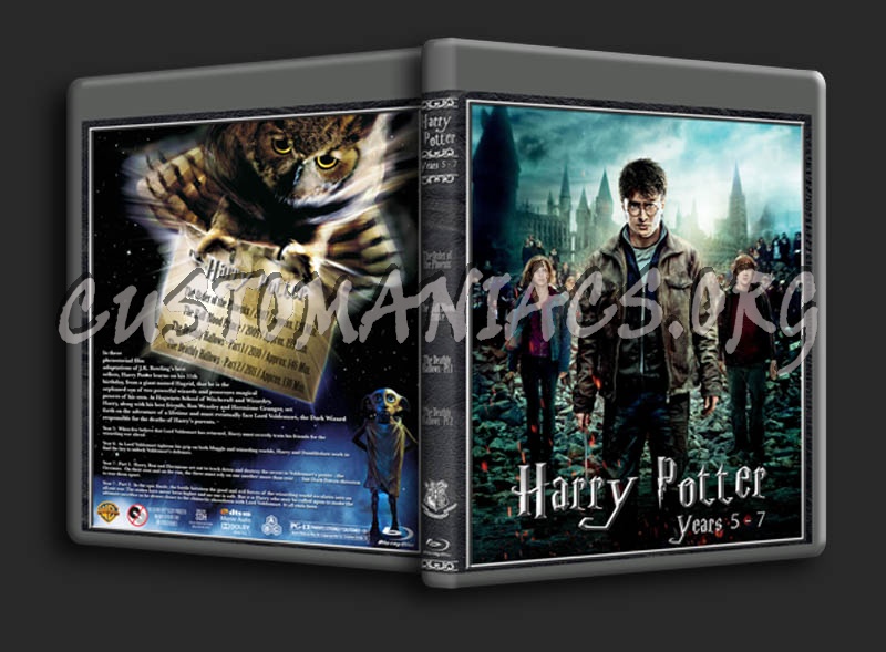 Harry Potter: Years 5-7 blu-ray cover