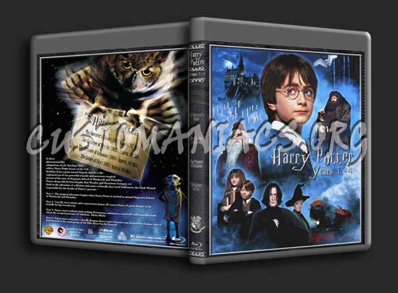 Harry Potter: Years 1-4 blu-ray cover