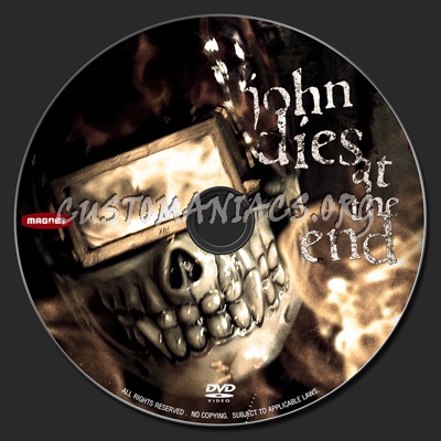 John Dies At The End (2013) dvd label