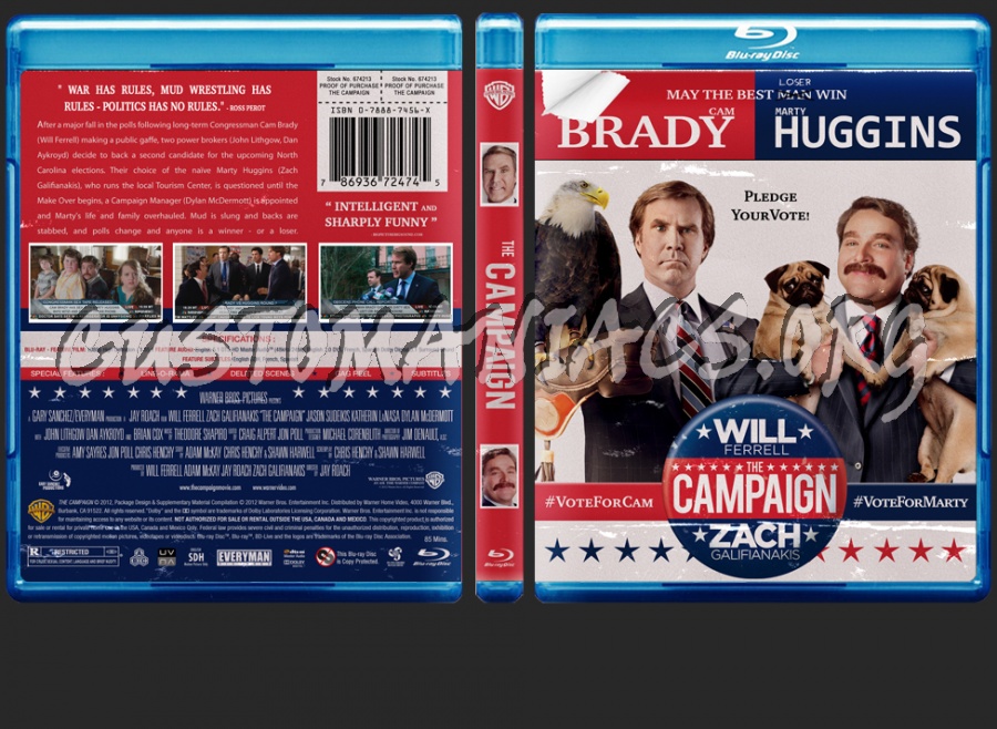 The Campaign blu-ray cover