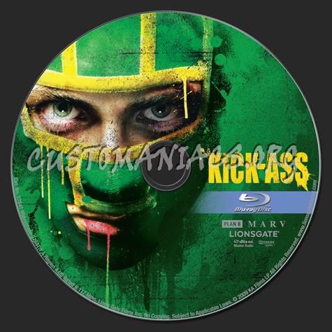 Kick-Ass blu-ray label