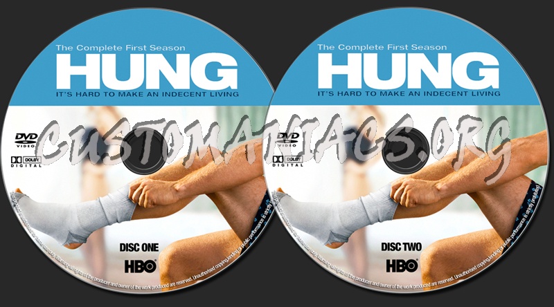 Hung Season One dvd label