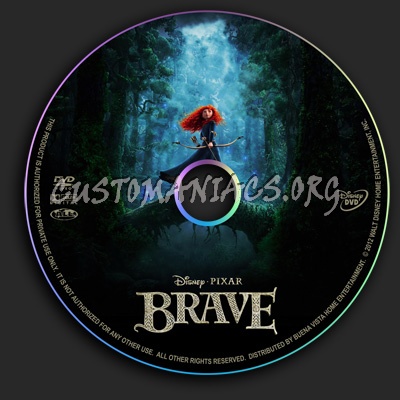 Brave dvd label