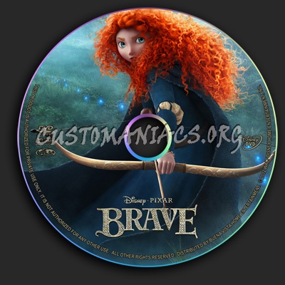 Brave dvd label