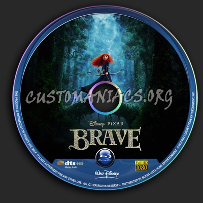 Brave blu-ray label