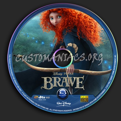 Brave blu-ray label