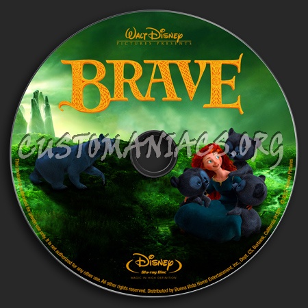 Brave blu-ray label