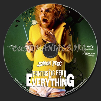 A Fantastic Fear of Everything blu-ray label