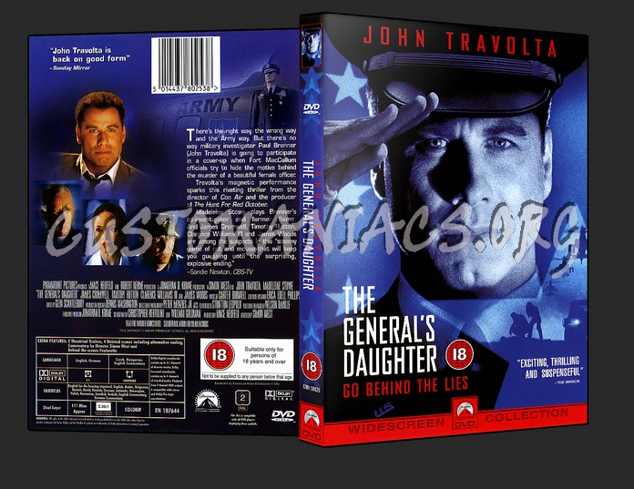 The General's Daughter dvd cover