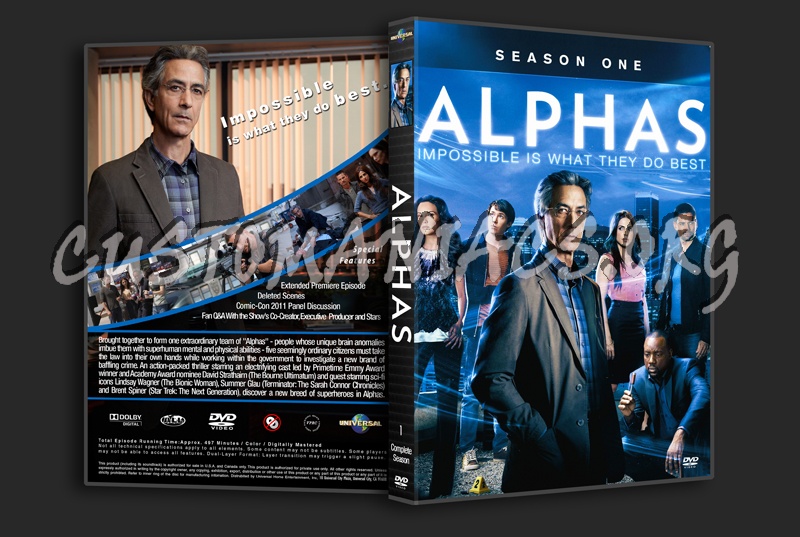 Alphas Season One dvd cover