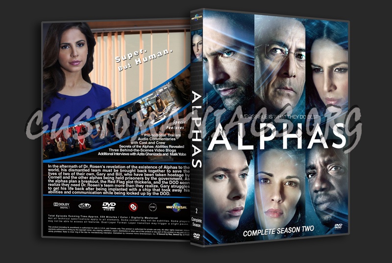 Alphas Season Two dvd cover