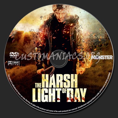 The Harsh Light of Day dvd label