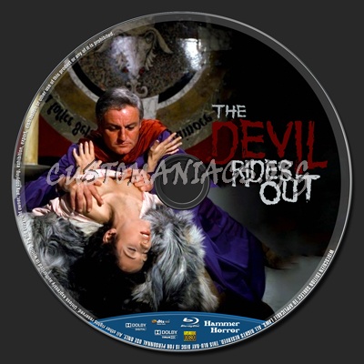 The Devil Rides Out blu-ray label