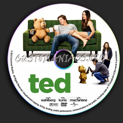 Ted dvd label