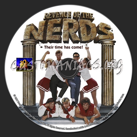 Revenge of the Nerds dvd label