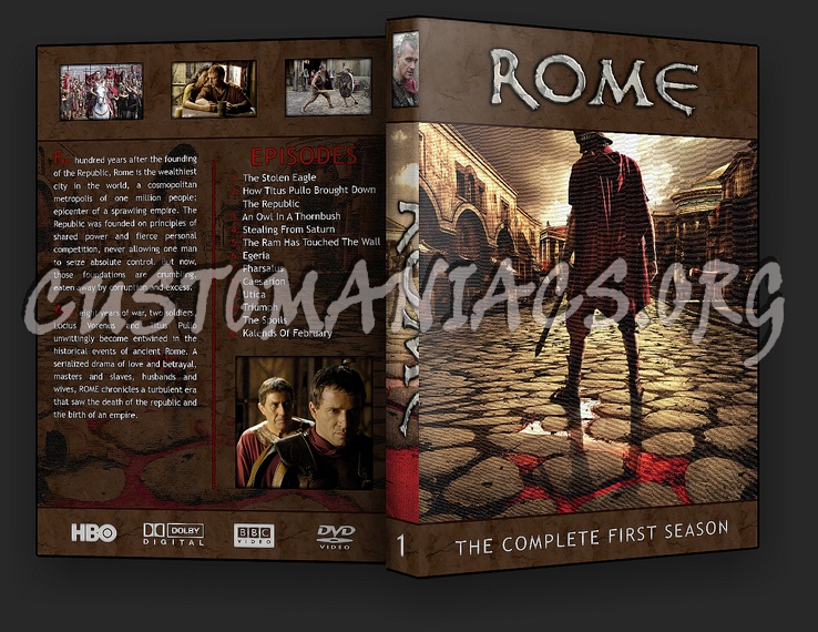 Rome Collection - Seasons 1 and 2 dvd cover