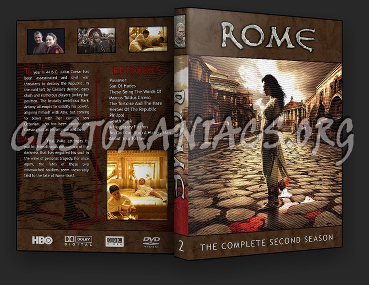 Rome Collection - Seasons 1 and 2 dvd cover