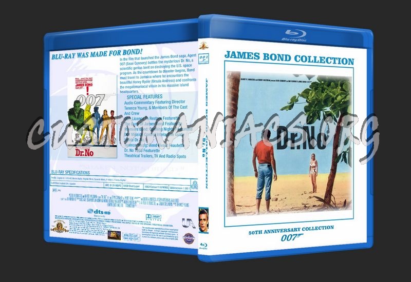 James Bond 50th Anniversary Collection blu-ray cover blu-ray cover