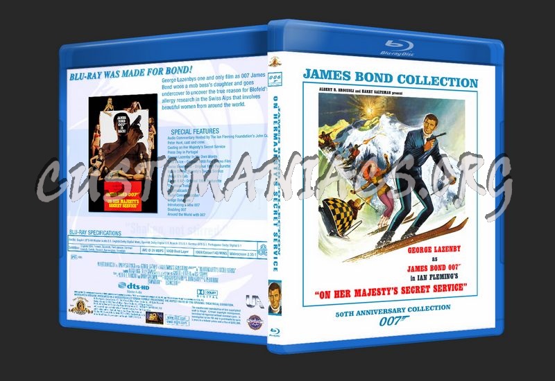 James Bond 50th Anniversary Collection blu-ray cover blu-ray cover