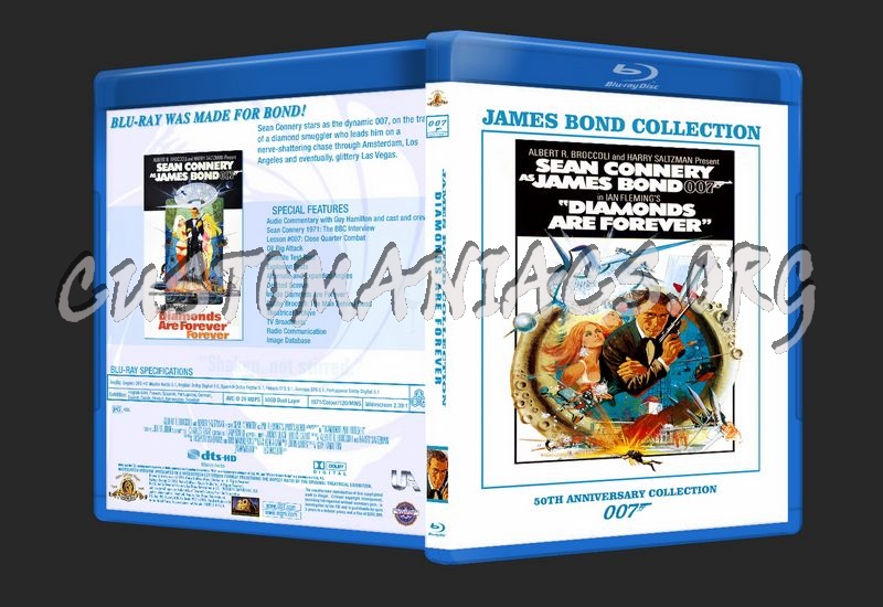 James Bond 50th Anniversary Collection blu-ray cover blu-ray cover