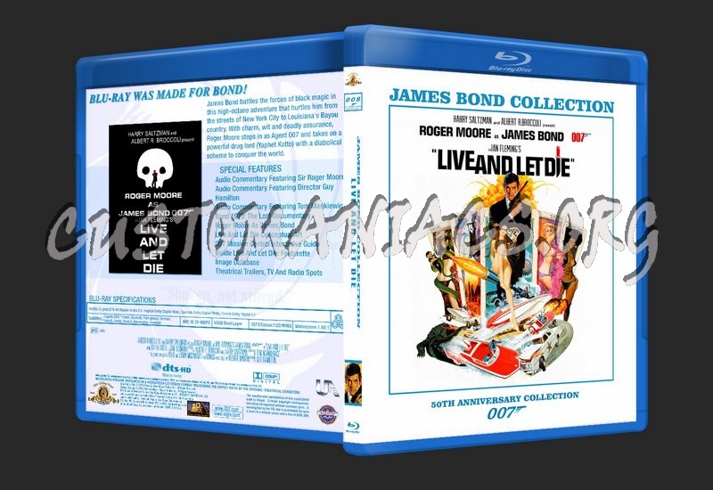 James Bond 50th Anniversary Collection blu-ray cover blu-ray cover