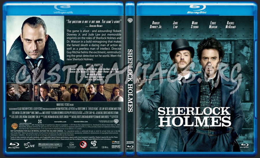 Sherlock Holmes blu-ray cover