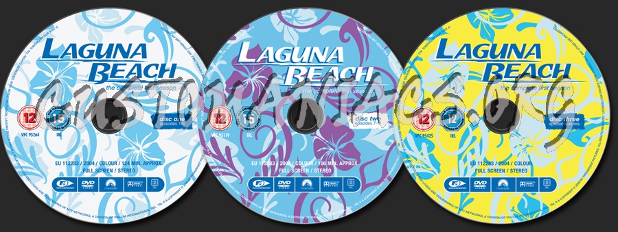 Laguna Beach Season 1 dvd label