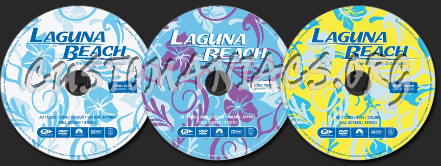 Laguna Beach Season 1 dvd label