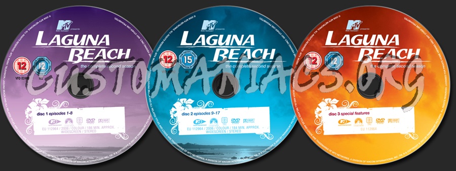 Laguna Beach Season 2 dvd label