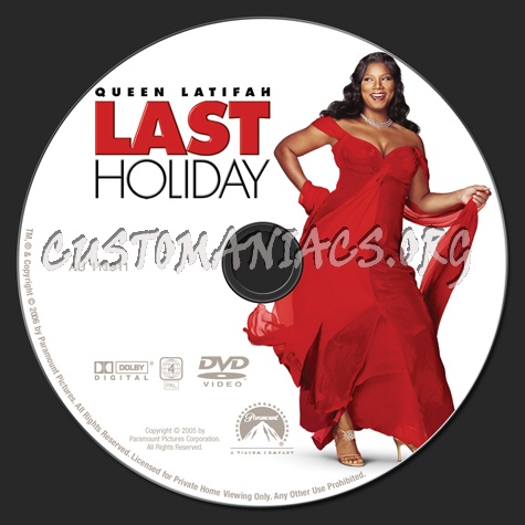 Last Holiday dvd label