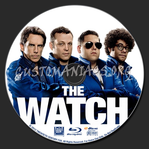 The Watch blu-ray label