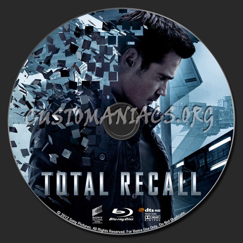 Total Recall blu-ray label