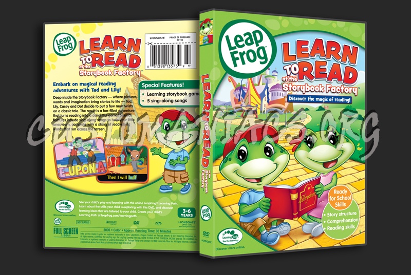 Leap Frog Learn To Read At The Storybook Factory Dvd Cover Dvd Covers Labels By Customaniacs Id 1806 Free Download Highres Dvd Cover