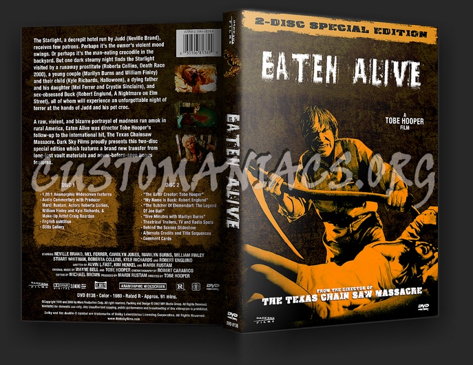 Eaten Alive dvd cover