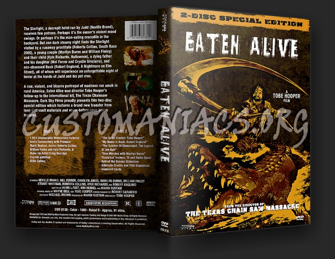 Eaten Alive dvd cover