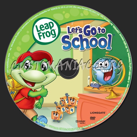 Leap Frog: Let's Go To School dvd label