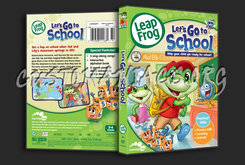 Leap Frog: Let's Go To School dvd cover