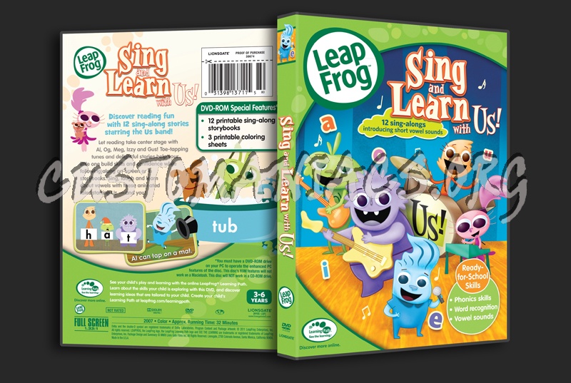 Leap Frog: Sing Learn with Us dvd cover