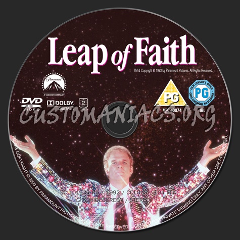 Leap of Faith dvd label