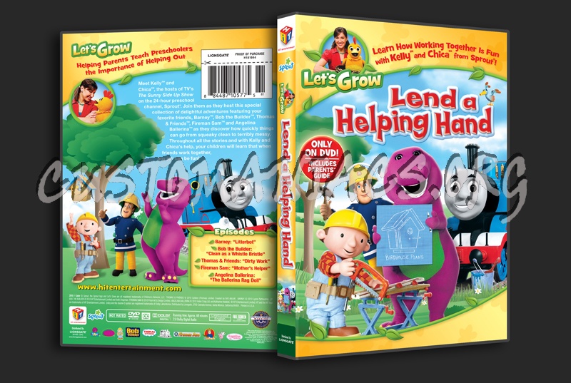 Let's Grow: Lend a Helping Hand dvd cover